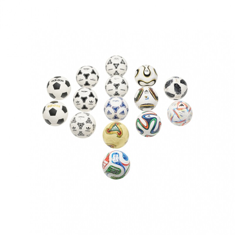 Coleccion Historica Mini Pelotas adidas White