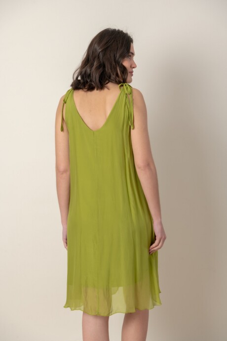 VESTIDO ANDROMEDA Verde Manzana