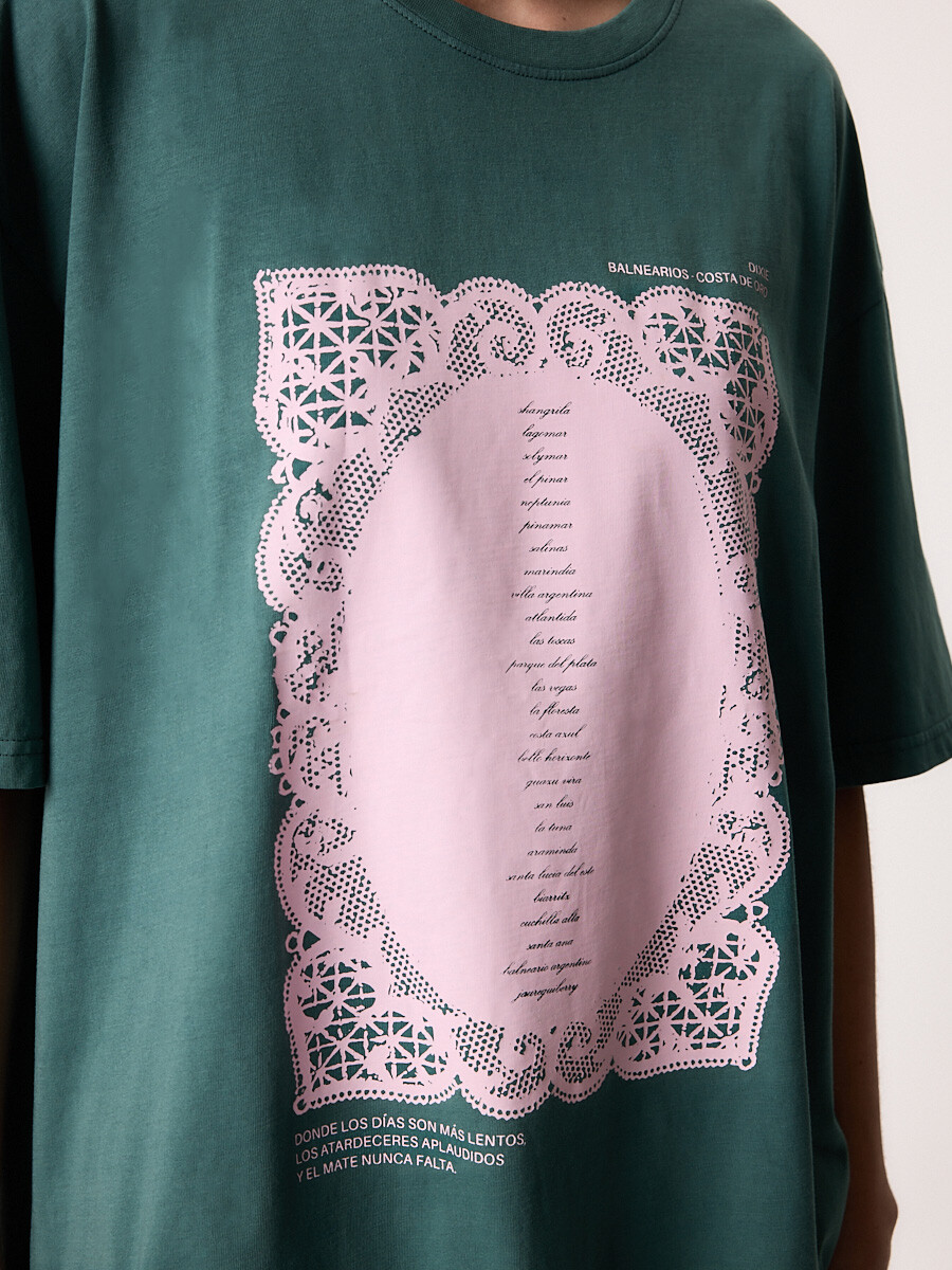 T-SHIRT M/C LOCALIDADES DIXIE Esmeralda