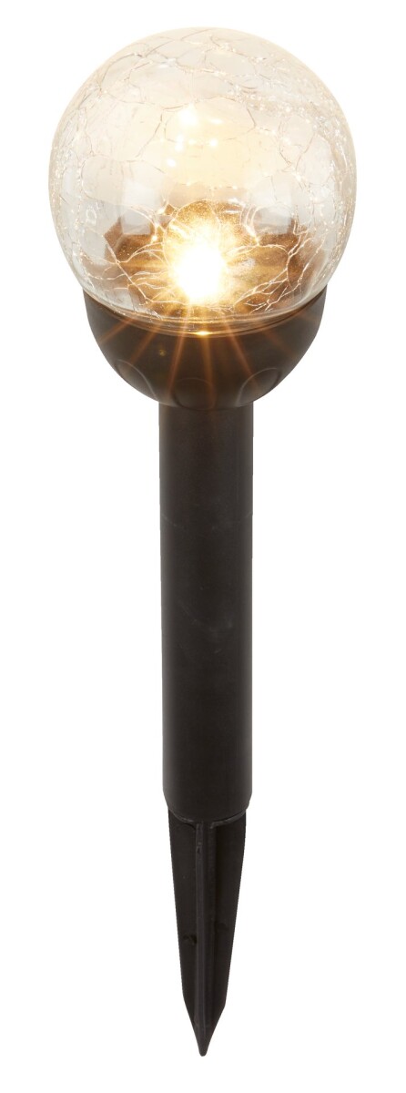 Lámpara solar SVARTAND Ø8xA35cm negro 