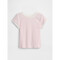 V-JPN IE RIB RINGER TEE CHERRY BLOSSOM
