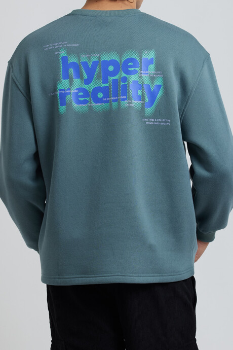 SWEATER PERIL DIXIE Azul Piedra