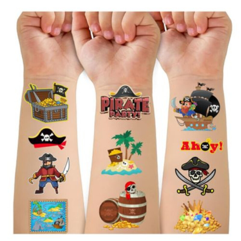 Tattoo stickers lavables Pirata Tattoo Stickers Lavables Pirata