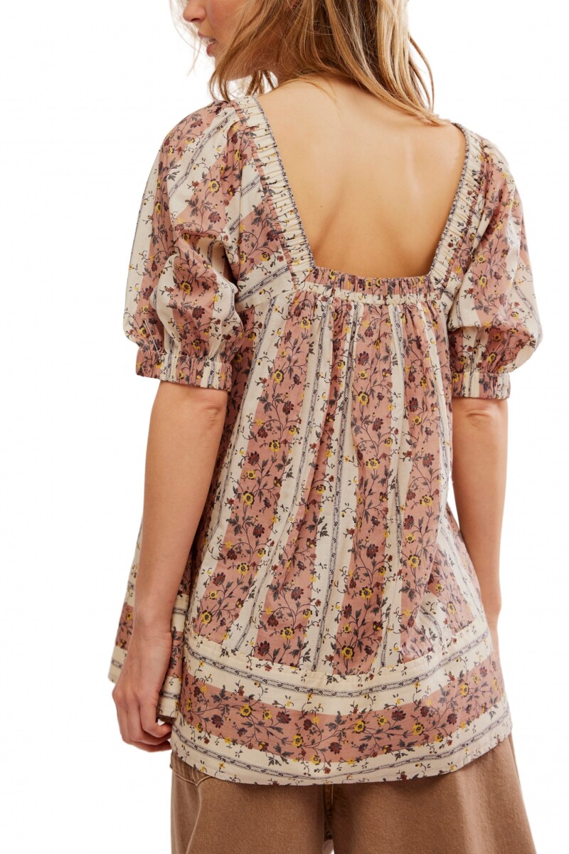 BLOUSA VINTAGE LOVER Marfil