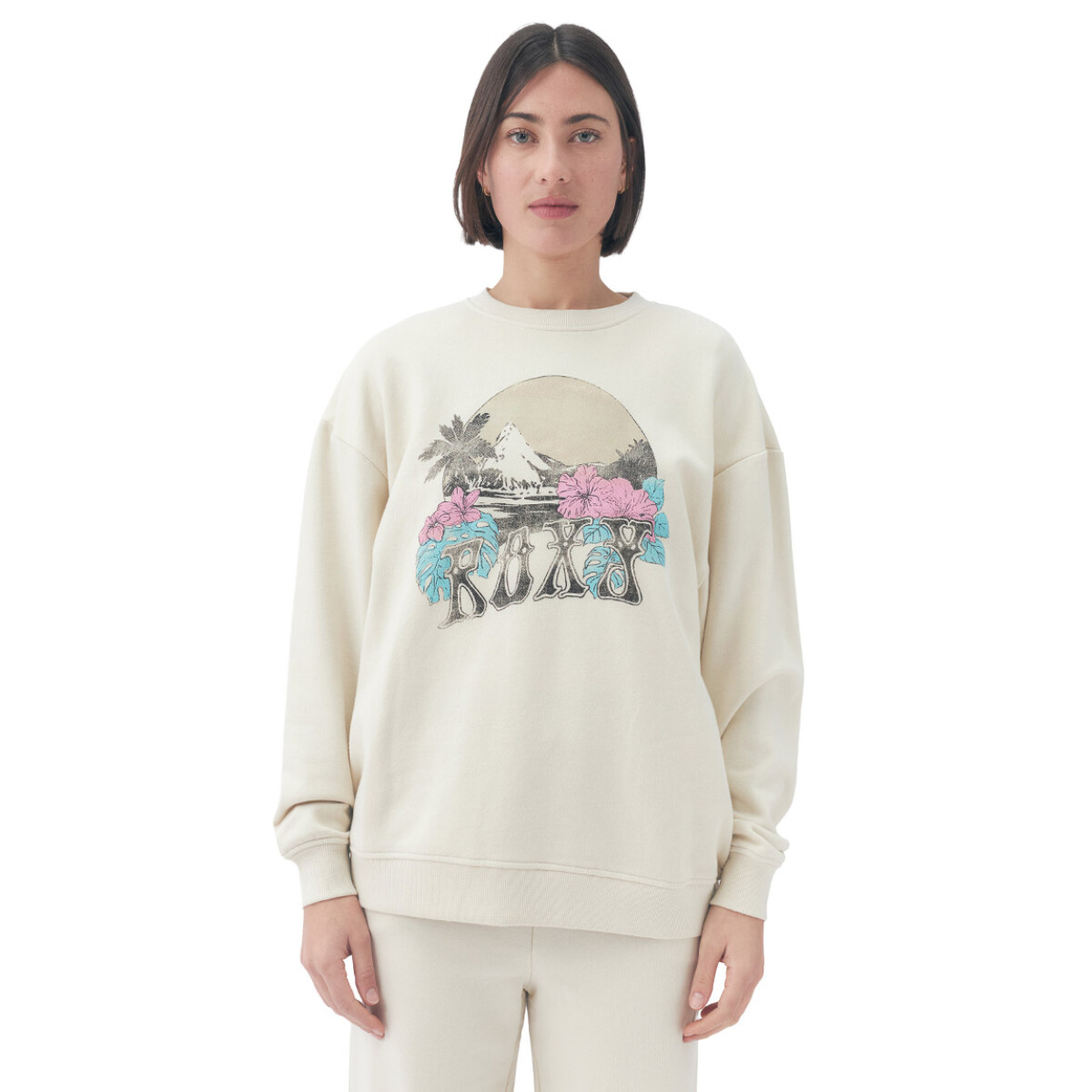 Roxy Buzo Oversize Tall Oversise Mujer - Crudo - Crudo 