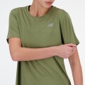 Remera New Balance de Dama - SHORT SLEEVE - WT41222DEK GREEN