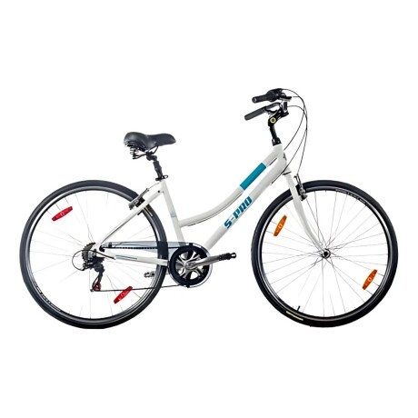 Bicicleta S-PRO Strada Lady rodado 28 Shimano 7 cambios Blanco/Celeste