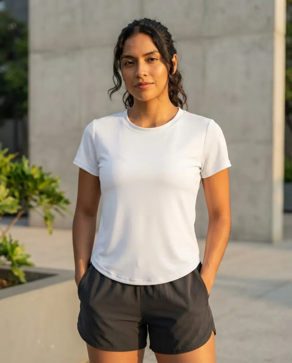 Remera de yoga - Blanco 