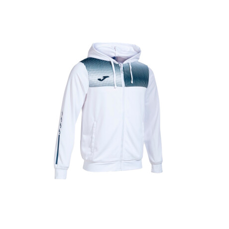 Campera Joma de Hombre - ECO SUPERNOVA ZIP UP - 103315203 WHITE/NAVY