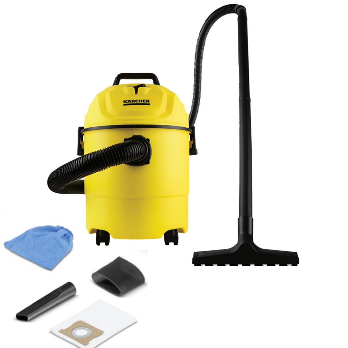 Aspiradora Karcher WD1 15Lts Agua/Polvo 
