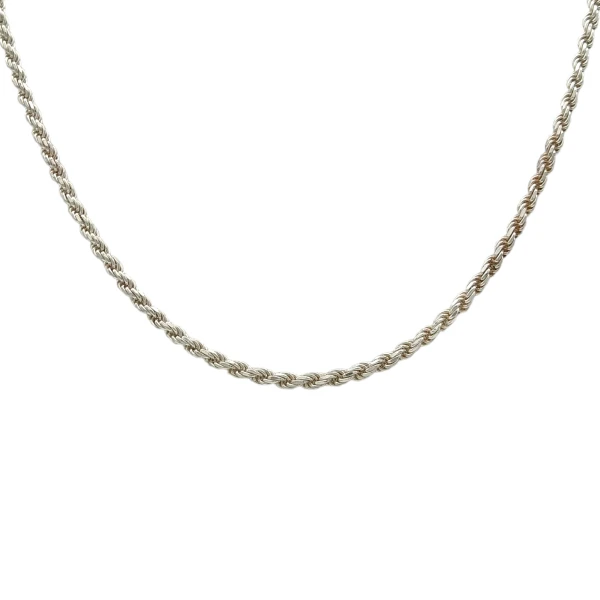 Cadena Salomónica-Plata 925-Sin Piedra-CD3038 sinpiedra