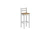 Desayunador 4 Bancos Cocina Comedor Madera Blanco Desayunador 4 Bancos Cocina Comedor Madera Blanco