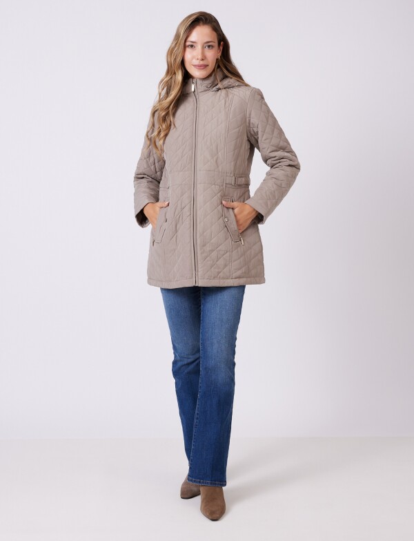 Campera Capitoneada BEIGE
