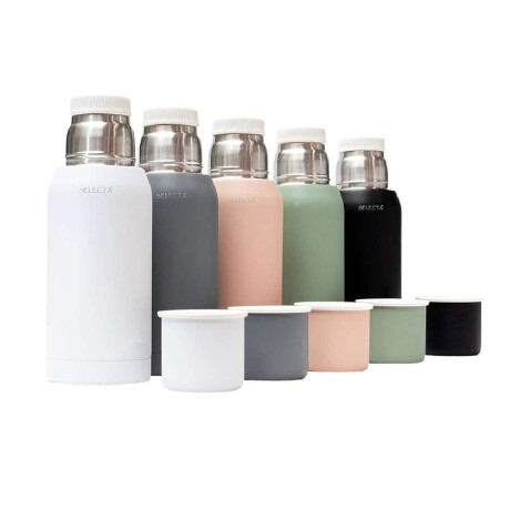 Termo 750Ml Doble Pared Blanco Aqua