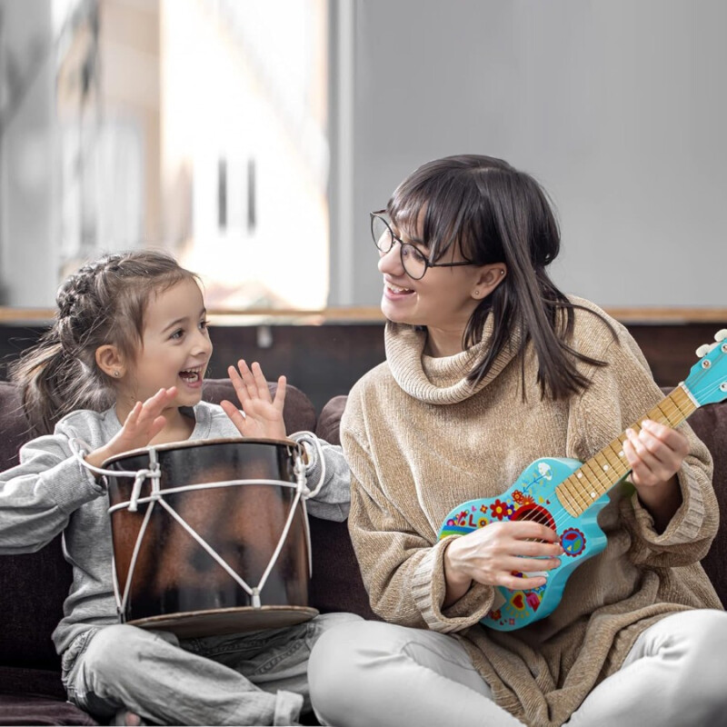 Guitarra Infantil Flower Power Hape Guitarra Infantil Flower Power Hape