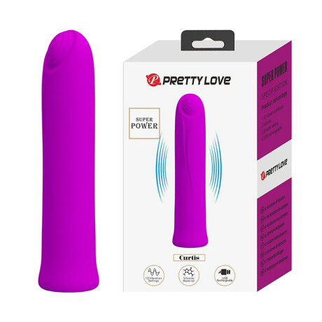 Balita Vibradora Curtis Pretty Love Recargable Violeta
