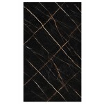 Placa PVC marmol 1,22x2,44m negro ZT8867-1