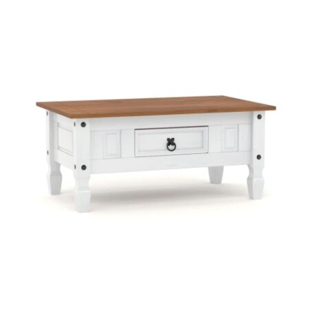 Promo Aparador + Mesa Ratona Linea Naturale Blanco