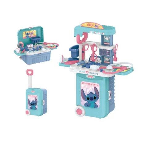 Valija Doctor Disney Stitch con Accesorios Médicos CELESTE