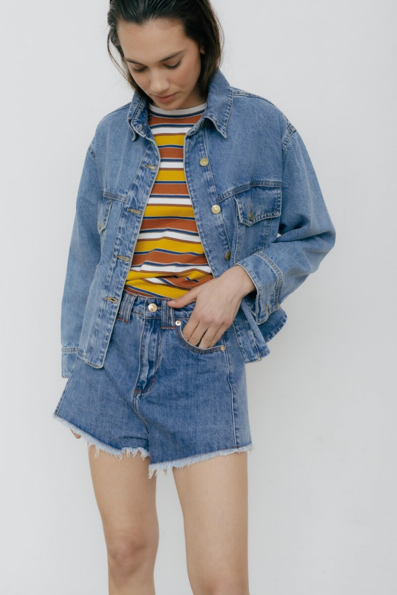 SHORT WIDE XL Azul Claro