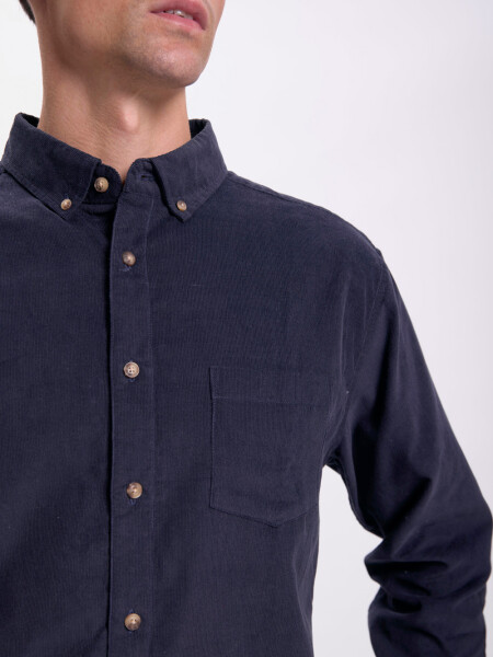 Camisa micropana Azul Marino