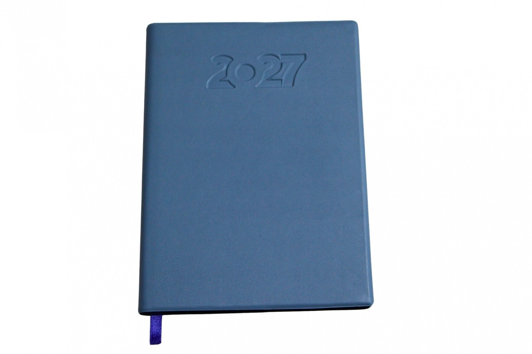 AGENDA ABEZETA 211 CLASICA MEDIUM TAPA FUNDA SEMANA A LA VISTA - COLOR CELESTE OSCURO 