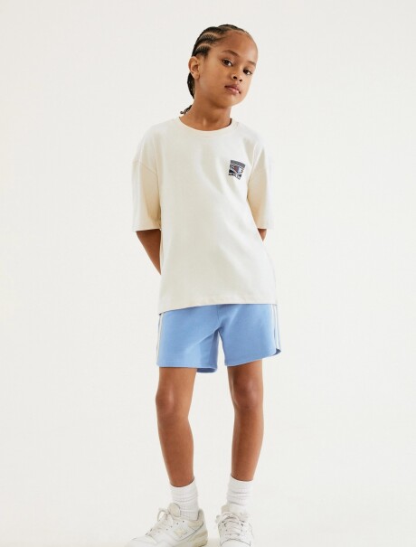 CONJUNTO INFANTIL CON ESTAMPA AZUL