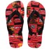 Sandalias Infantiles Havaianas Kids Cars Rojo Rubí - Negro