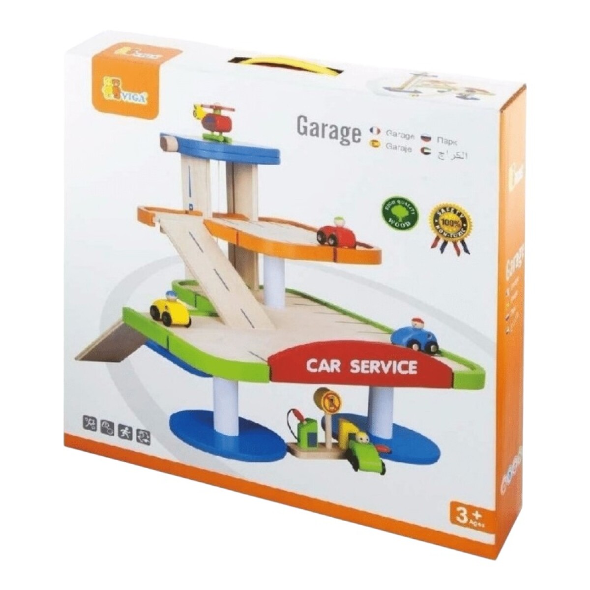 Garaje de Madera con Estacionamiento Viga 