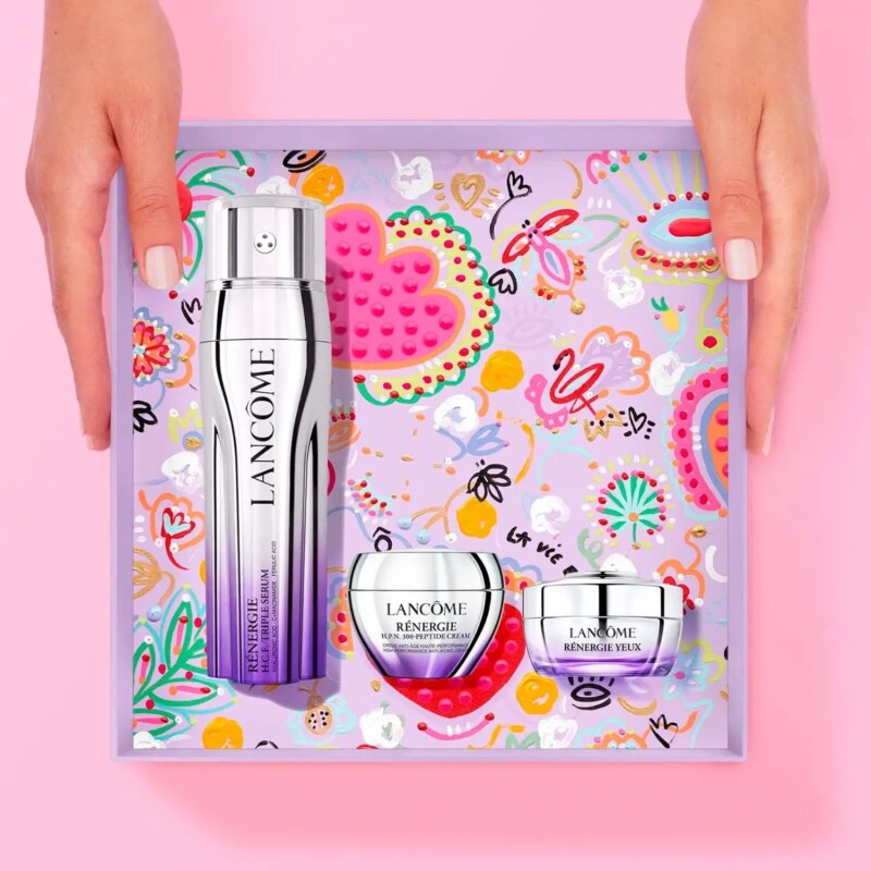 Set Lancome Triple Serum 50ml & Rng Eye 15ml + Peptide 15m Set Lancome Triple Serum 50ml & Rng Eye 15ml + Peptide 15m