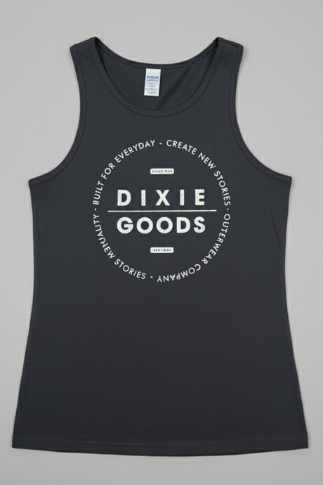 MUSCULOSA OCASO DIXIE Gris Oscuro