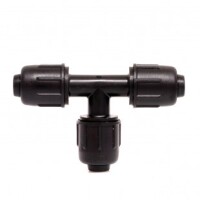 Tee 16 mm con anillo Tee 16 mm con anillo