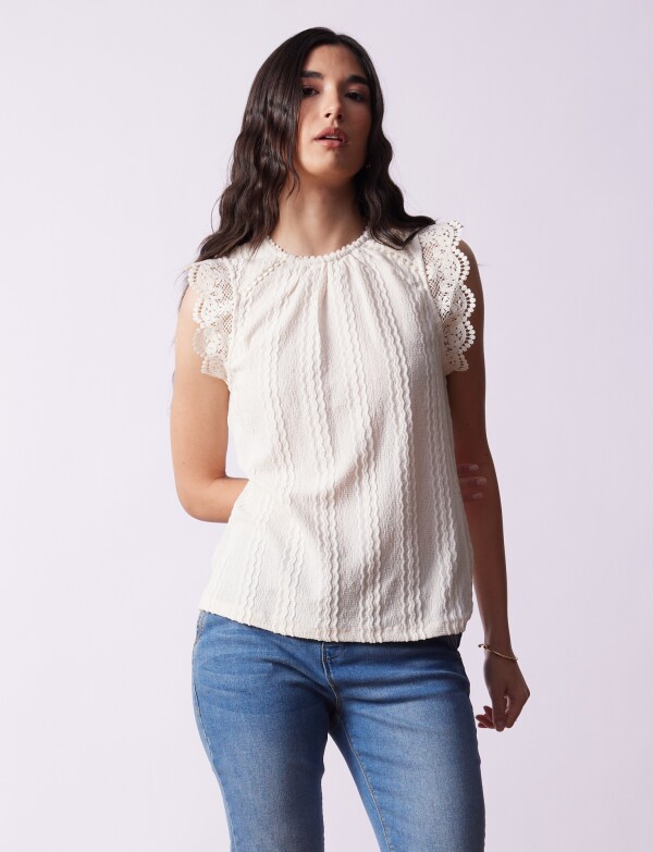 Blusa Puntilla CRUDO