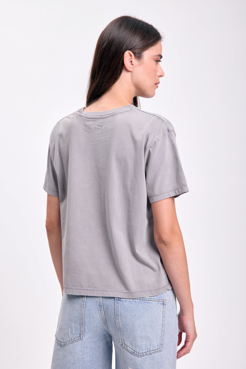 Remera estampa Cenicienta Gris