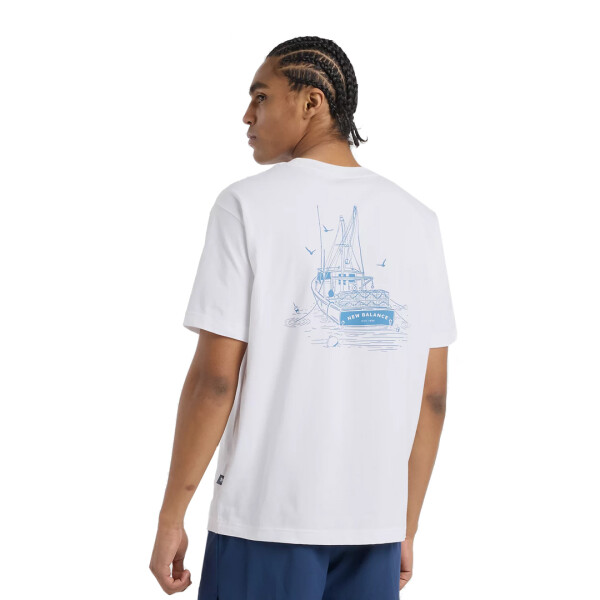 LOBSTER BOAT T-SHIRT - NEW BALANCE BEIGE
