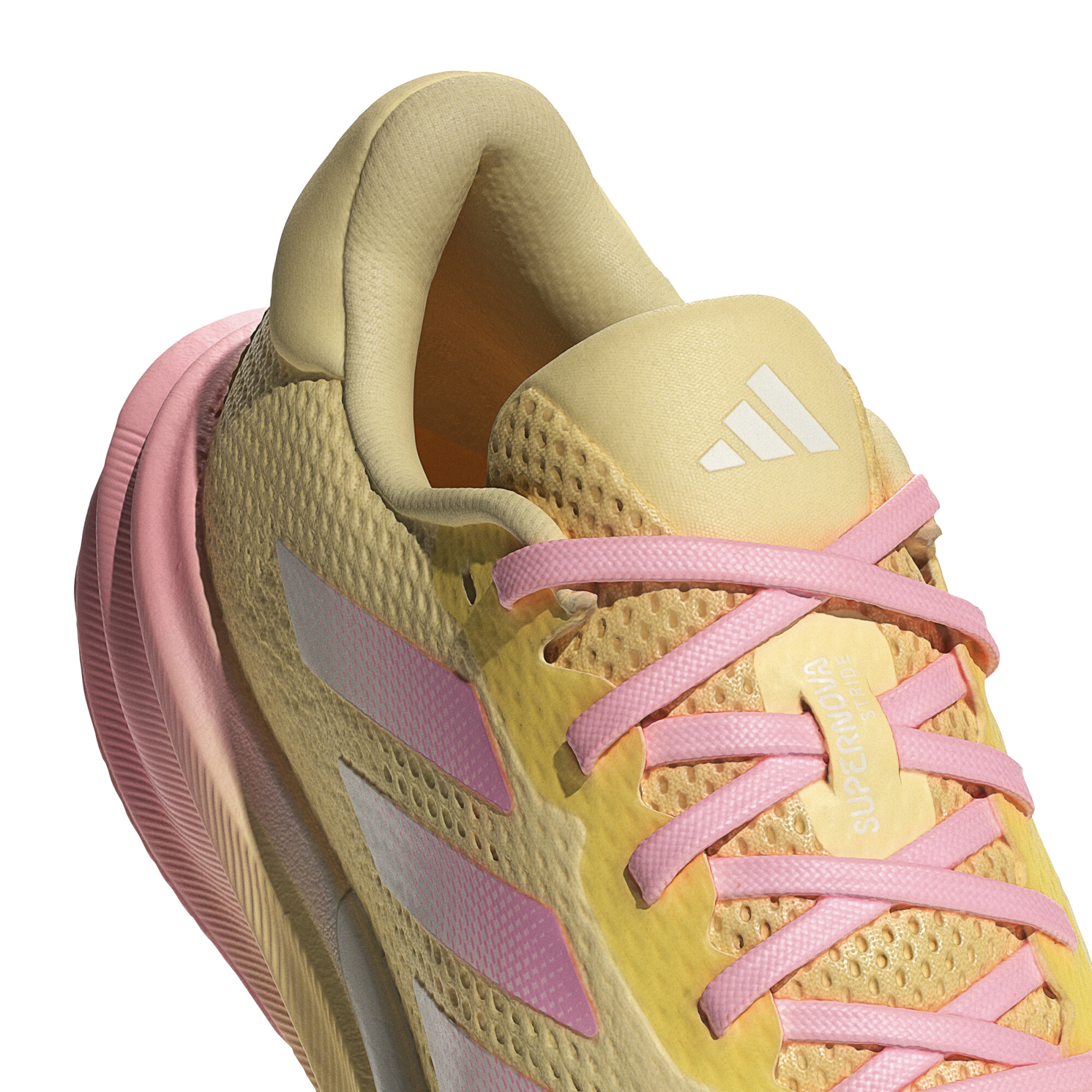 Championes de Mujer Adidas Supernova Stride Amarillo Rosado Stadium Sport