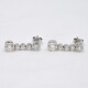 Par De Caravanas En Diamantes 2,10 Ct Y Oro Blanco 18K. Circa 1960-1980´S Par De Caravanas En Diamantes 2,10 Ct Y Oro Blanco 18K. Circa 1960-1980´S