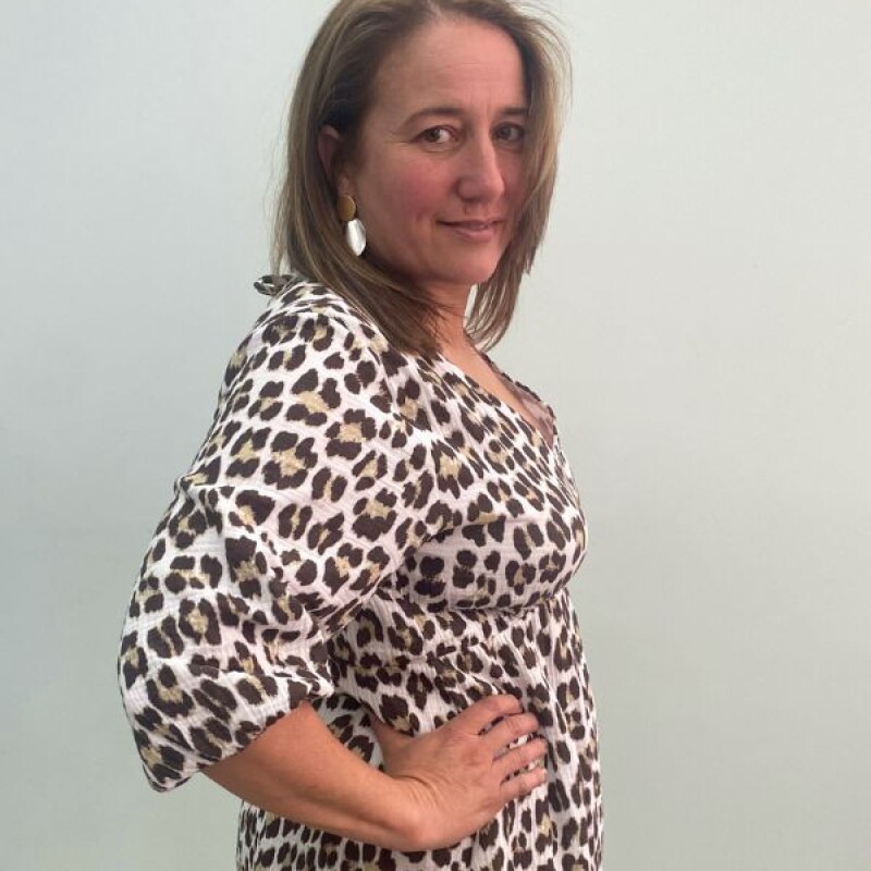 Vestido Animal Print Italia Animal Print