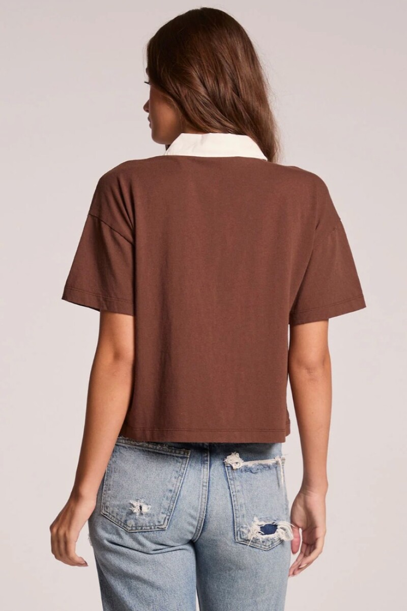REMERA DE MANGA CORTA ANTONI Marron