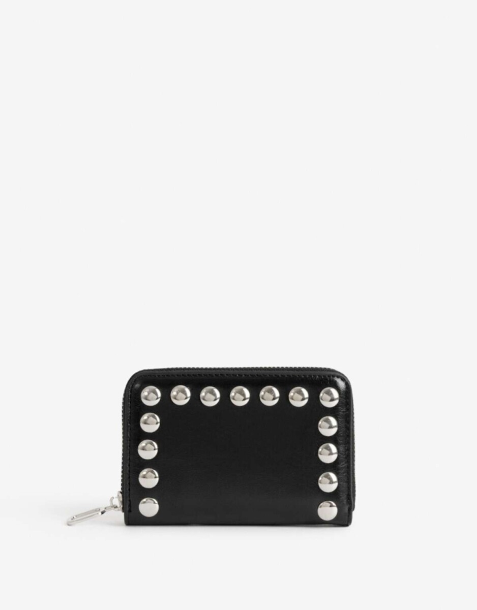 Billetera Zip Round - Negro 