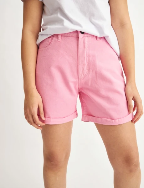 Short jean Miela Color Rosado