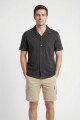 Camisa manga corta GRIS OSCURO