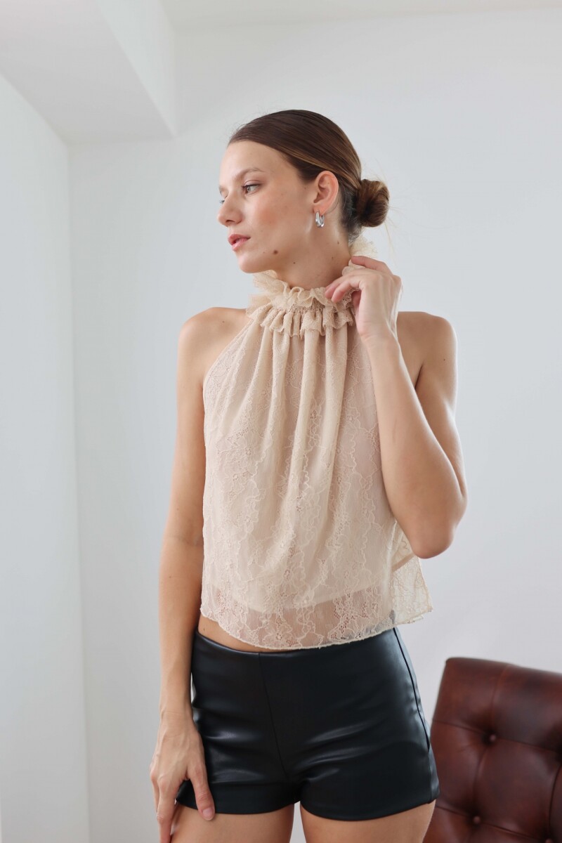 BLUSA MADAME BEIGE