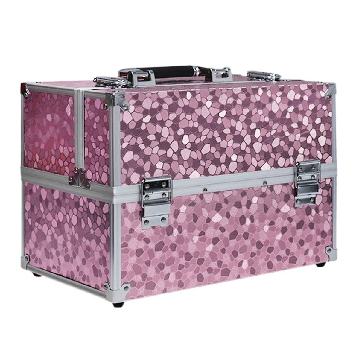 Valija Maquillaje Maleta Organizadora Profesional Cosméticos - Rosa — HTS