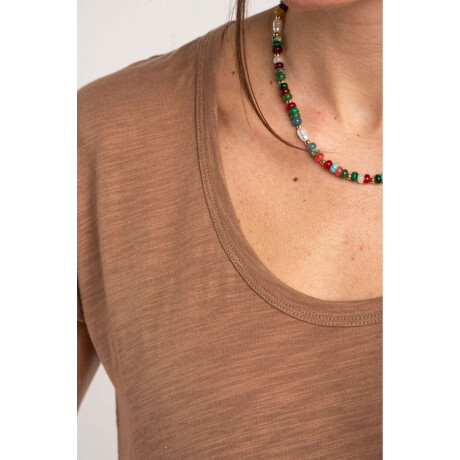 Remera Algodón Flame Mocha