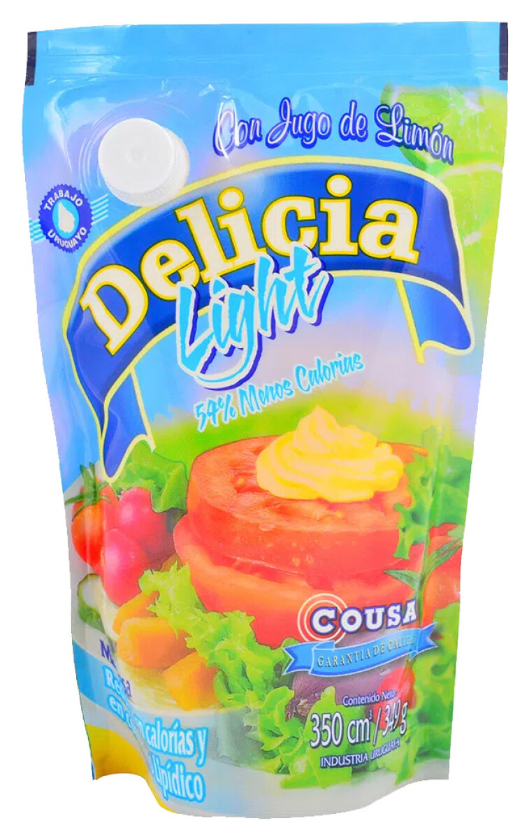 MAYONESA DELICIA LIGHT D/P 350CC — El Clon