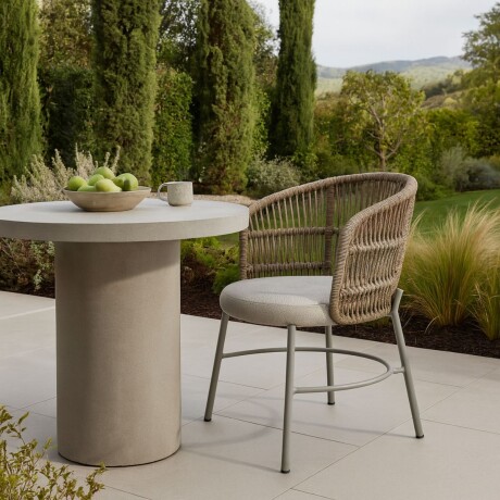SILLA DE EXTERIOR AMALFI BLANCO