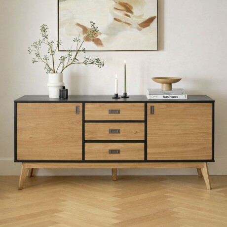 Aparador Linea Metro Negro/Miel