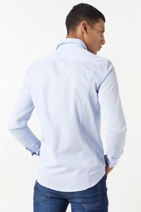 Camisa Ml Argelia Celeste Camisa Ml Argelia Celeste