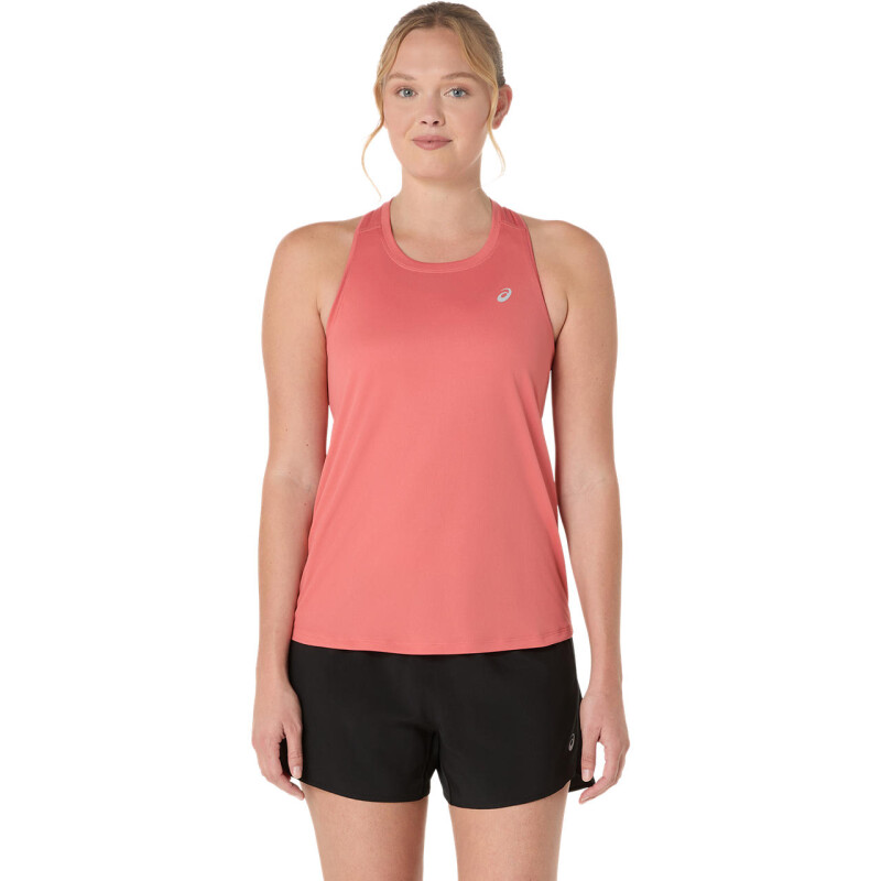 Singlets Running Asics Silver Tank Mujer Dark Pink Clay